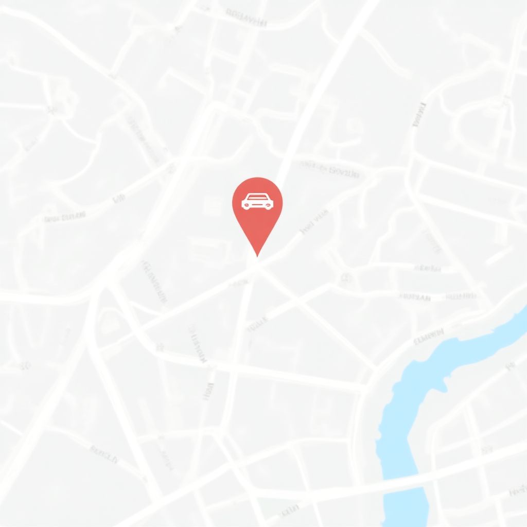 Mapa s umístěním naší automajstrovny